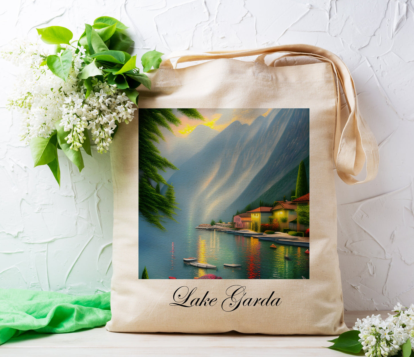 Lake Garda Artwork Tote bag