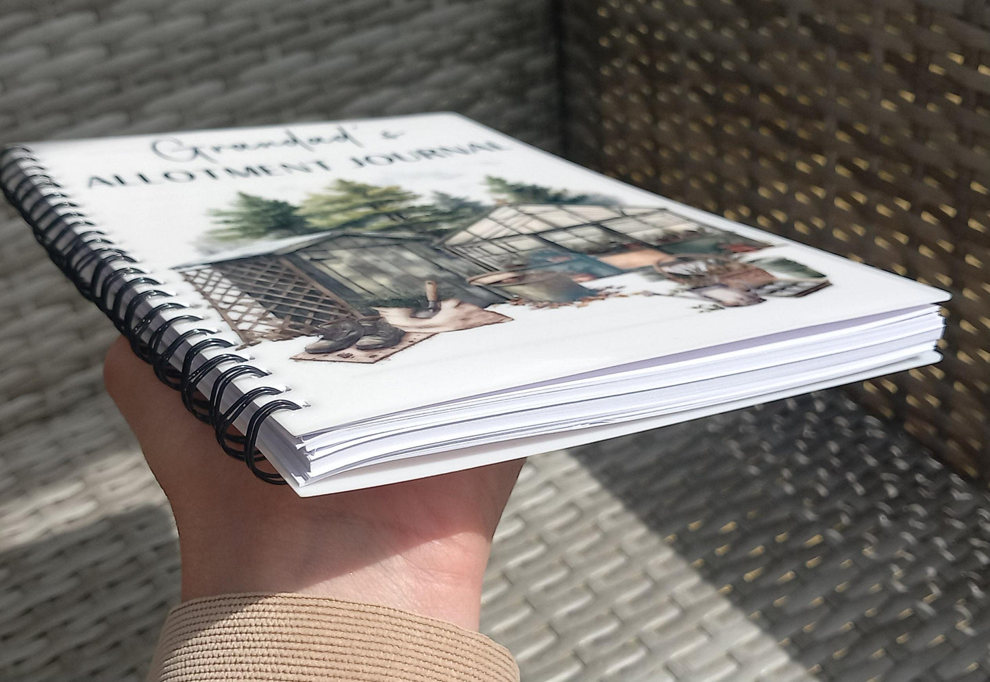 Personalised Allotment Diary/Notebook/Journal