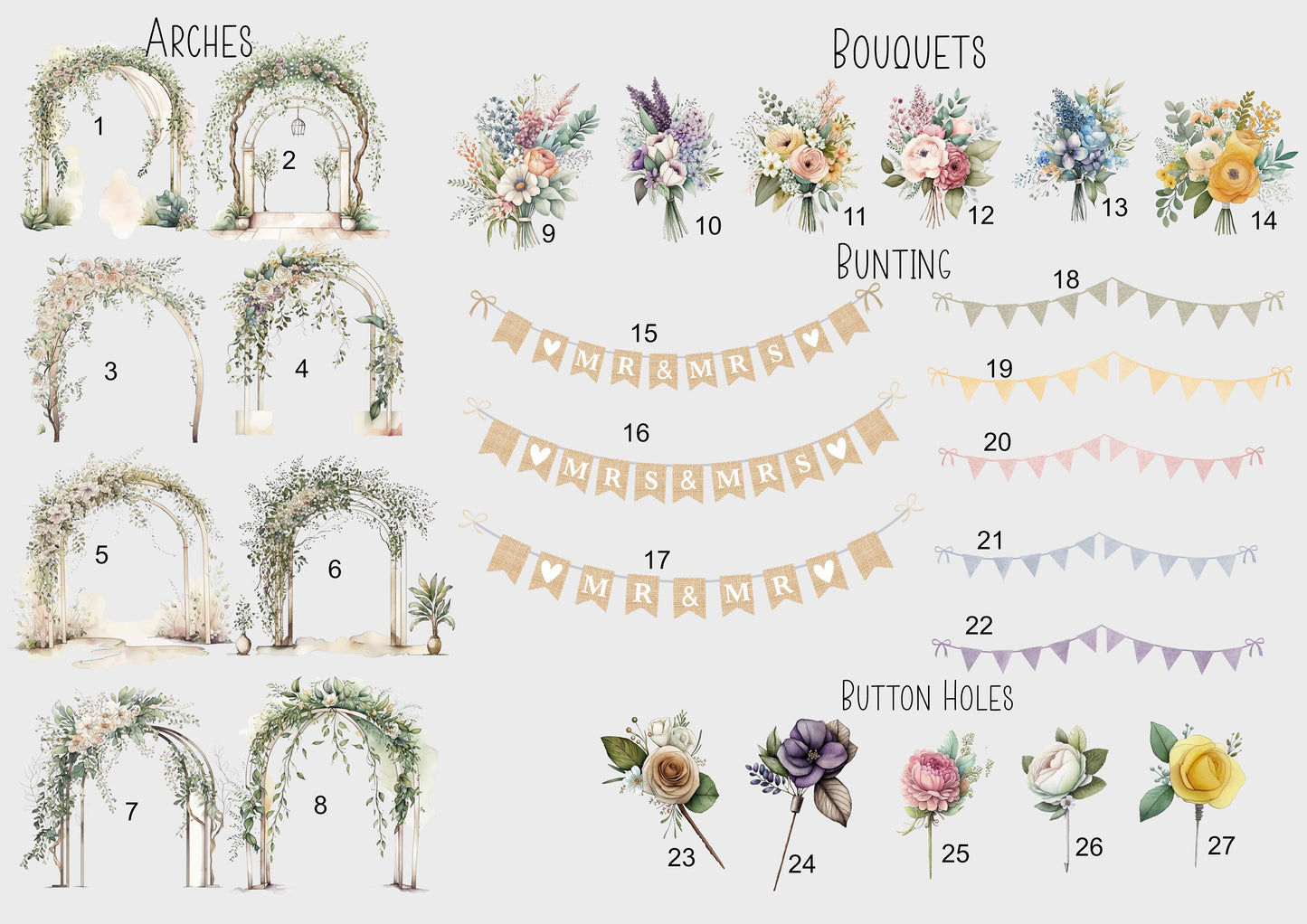 Customisable Peg People Wedding Vase