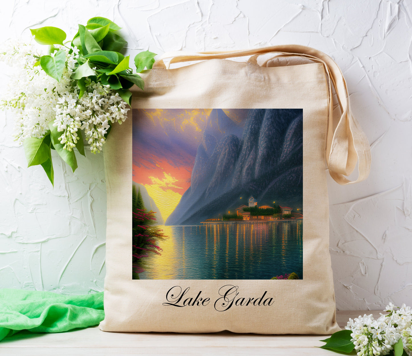 Lake Garda Artwork Tote bag