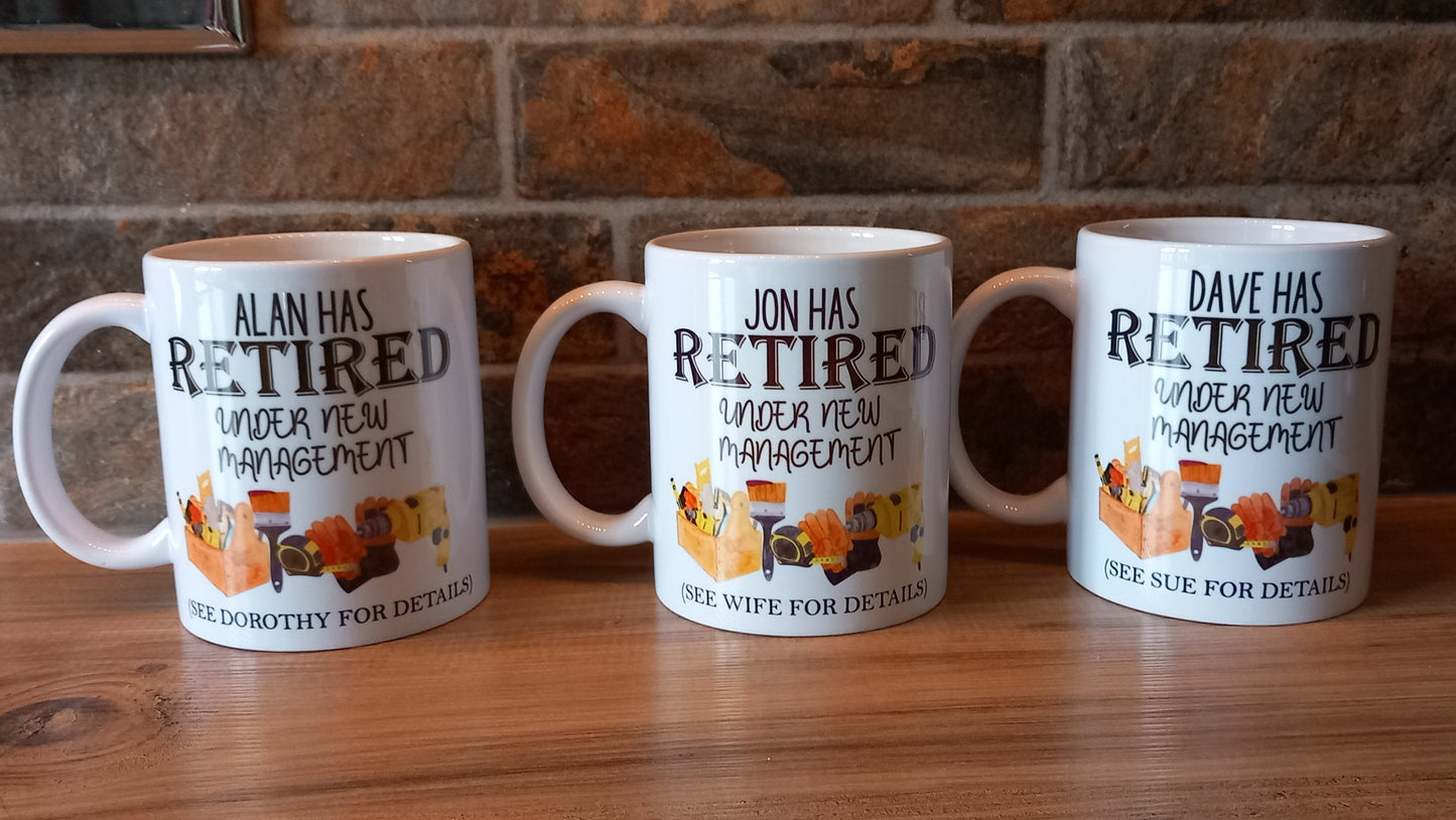 Personalised Retirement mug