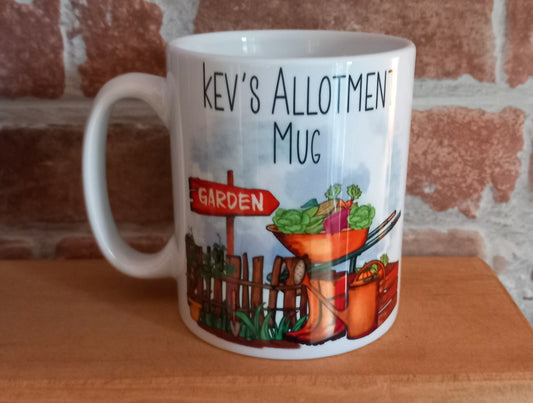 'You'll find me at The Allotment' 11oz Mug
