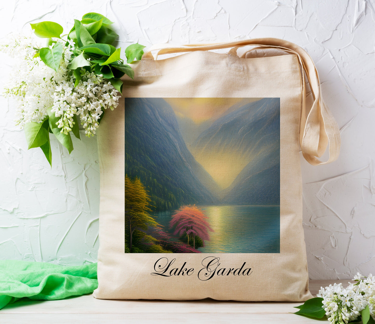 Lake Garda Artwork Tote bag