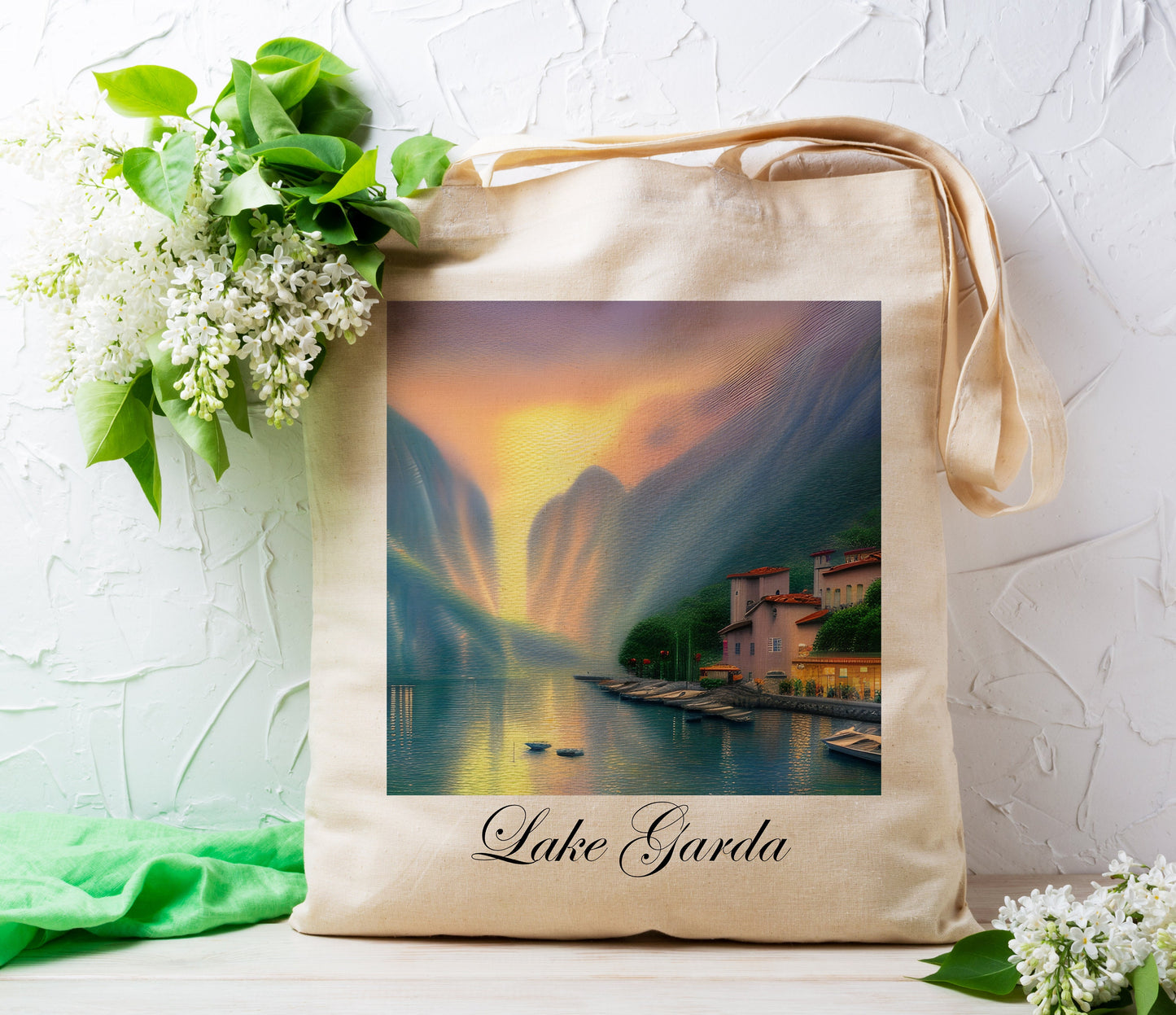 Lake Garda Artwork Tote bag