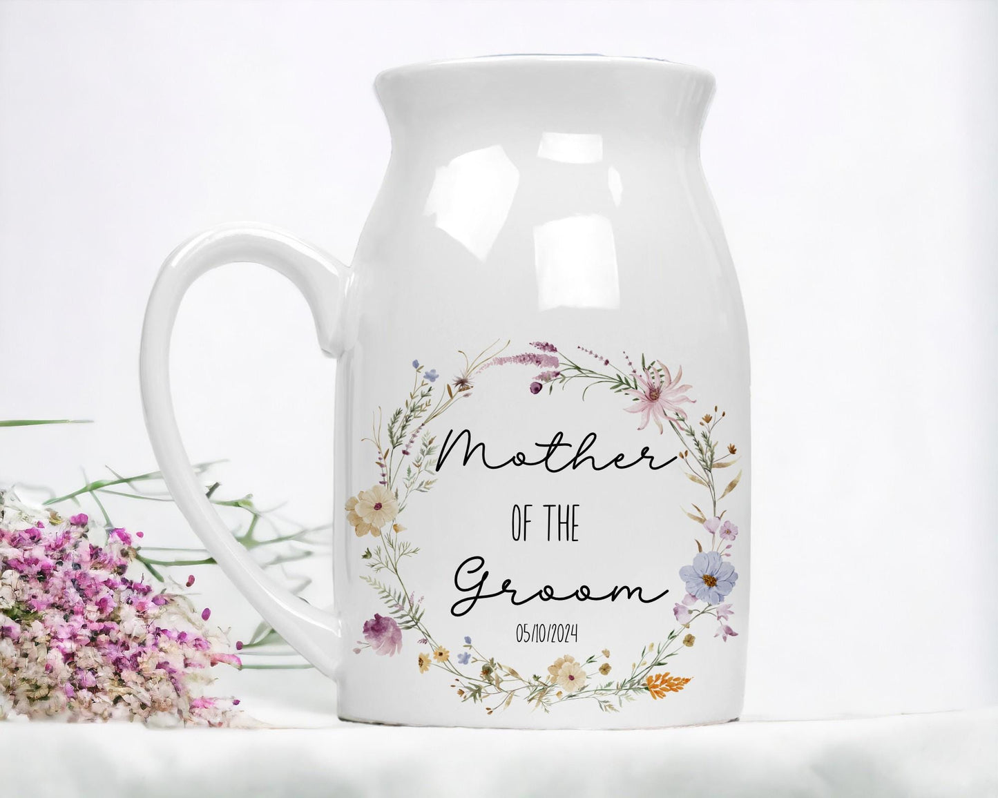 Personalised Ceramic Floral Vase Gift