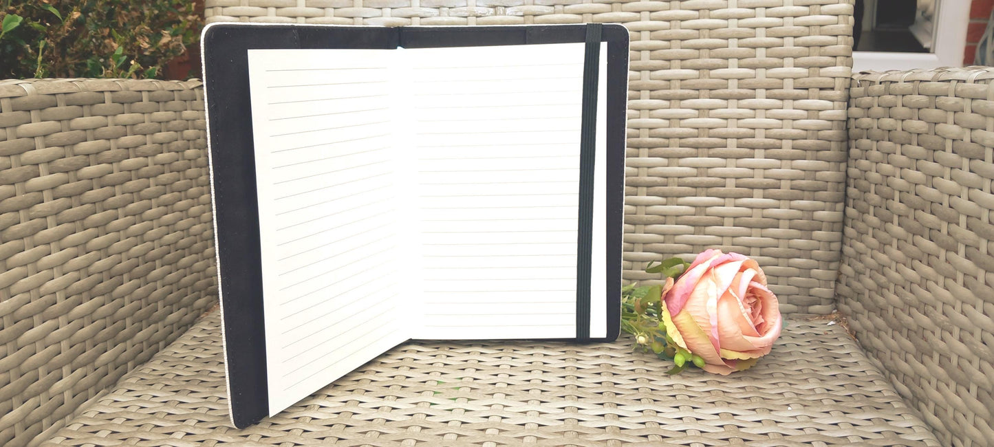 Personalised Linen Memorial Journal