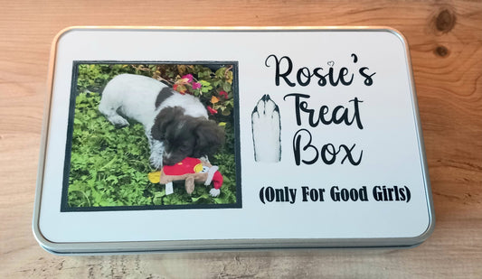Personalised Dog Treat Tin