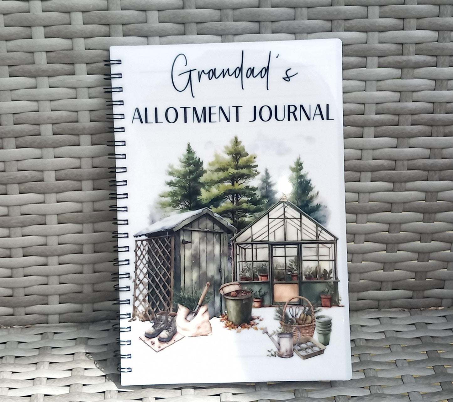 Personalised Allotment Diary/Notebook/Journal