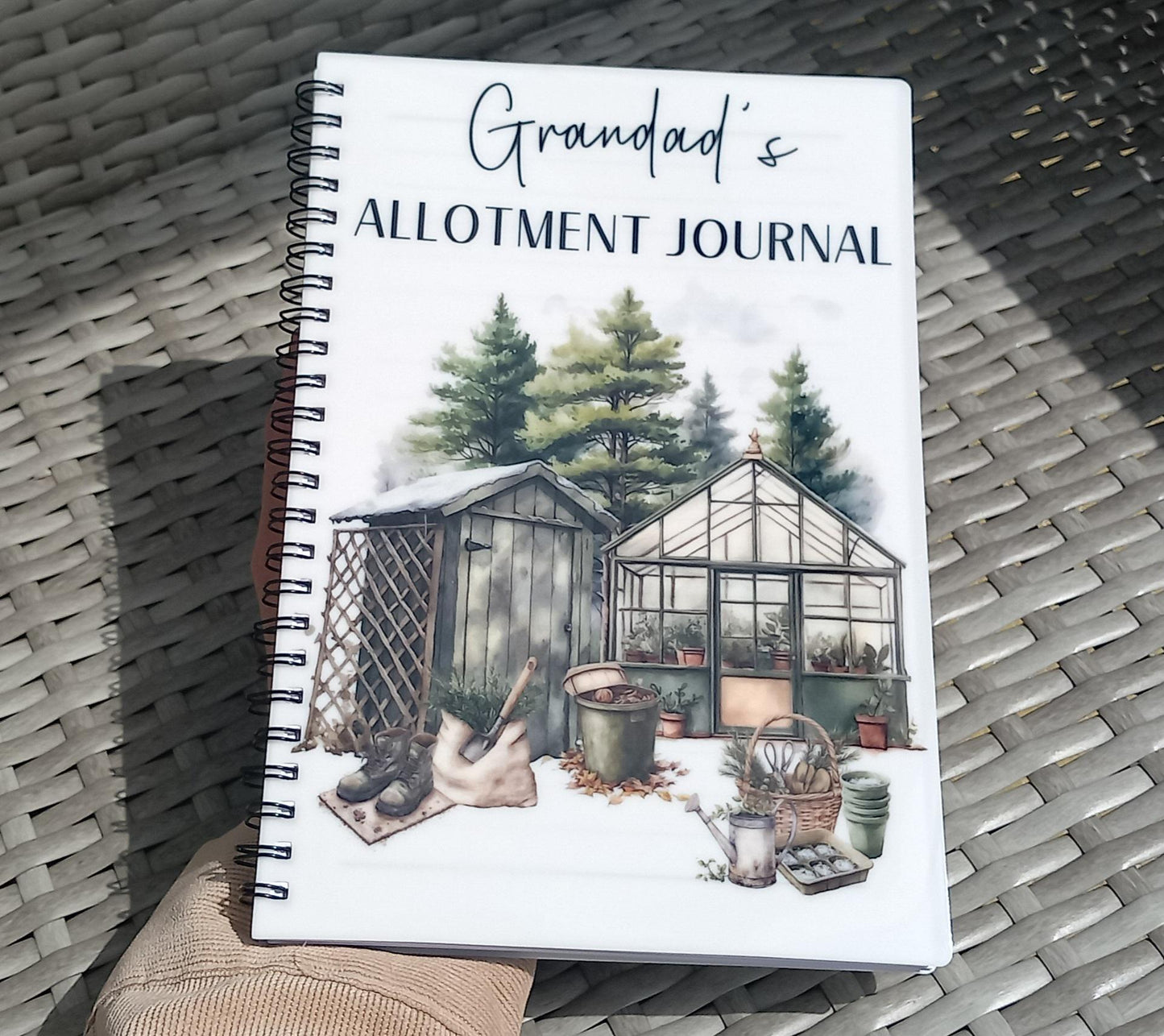 Personalised Allotment Diary/Notebook/Journal