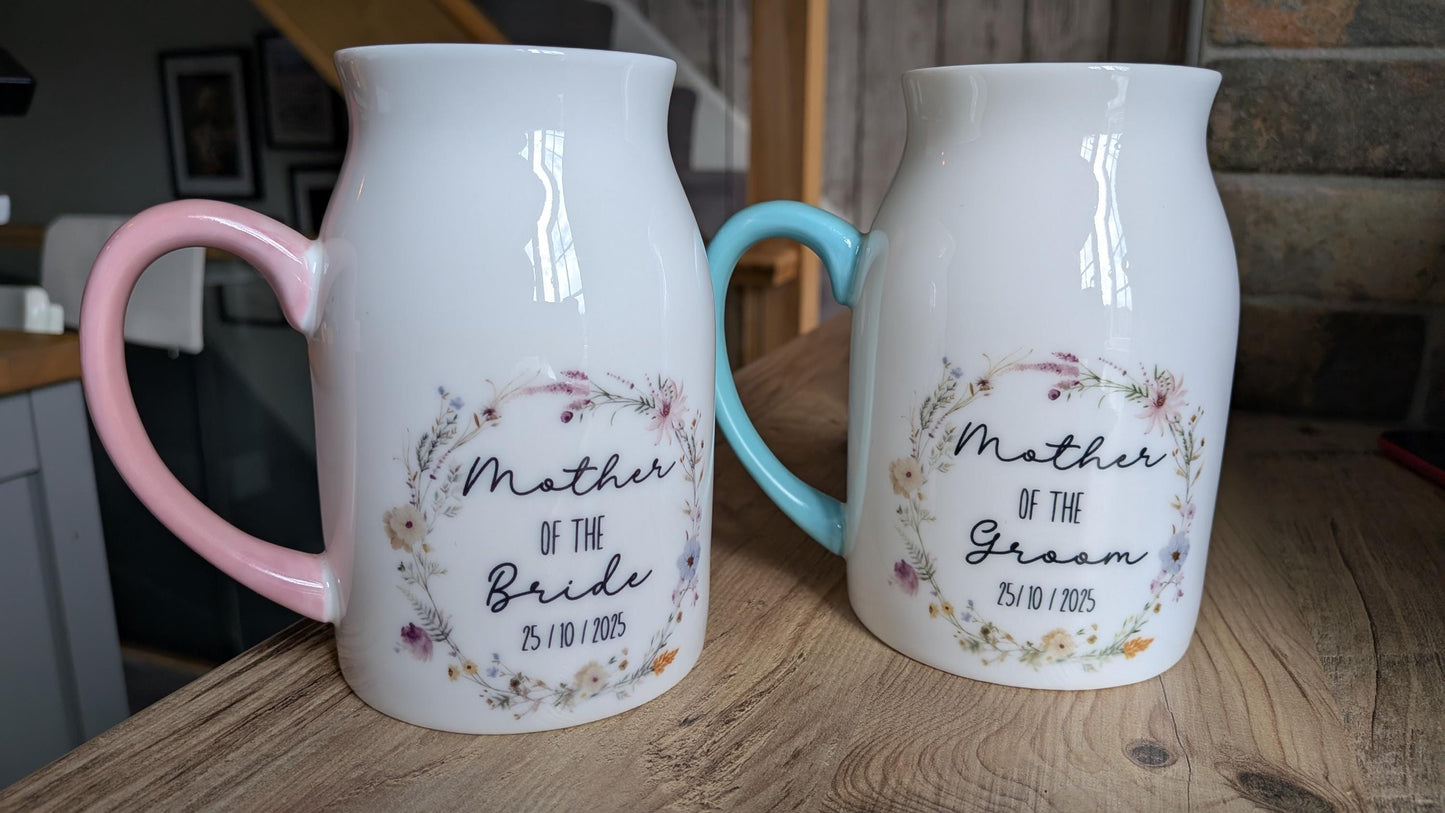 Personalised Ceramic Floral Vase Gift