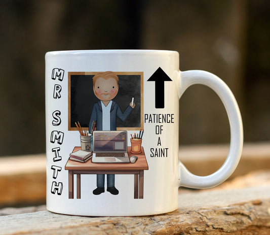 Personalised Unisex Novelty Teacher's Mug