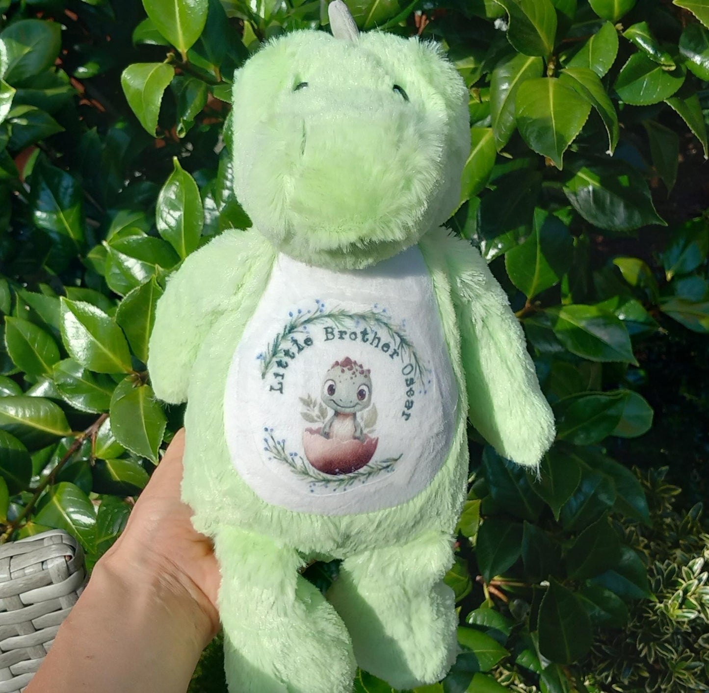 Sibling Dinosaur Teddy - Big Brother Little Brother - New Baby Gift - Matching Dinosaur Teddies - Baby and Brother Gift - Dinosaur Plush