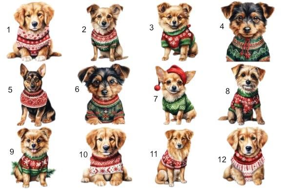 Personalised Dog Christmas Santa Sack (Small) – Custom Pet Gift Bag – 48 Breeds Available - Santa Paws Linen Sack - 30 x 40 cm -
