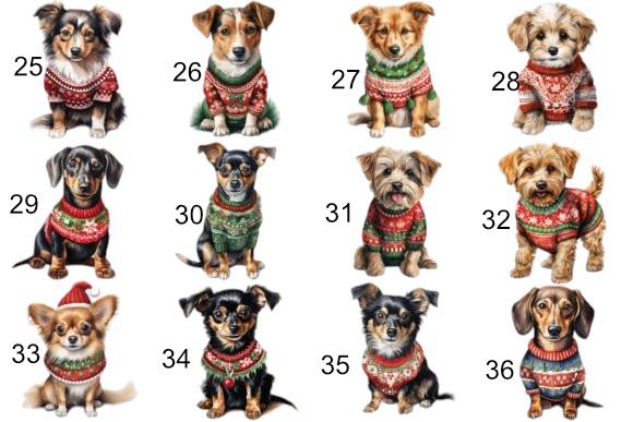 Personalised Dog Christmas Santa Sack (Small) – Custom Pet Gift Bag – 48 Breeds Available - Santa Paws Linen Sack - 30 x 40 cm -