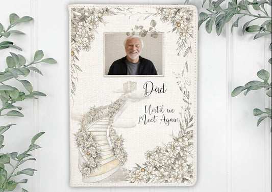 Personalised Linen Memorial Journal