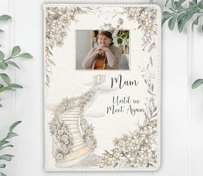 Personalised Linen Memorial Journal
