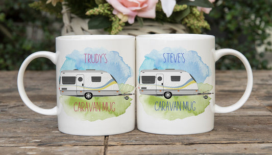Personalised Towing Caravan Mugs