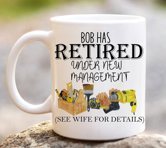 Personalised Retirement mug