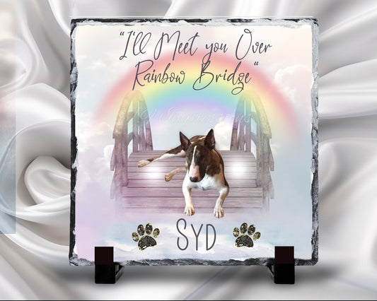 Personalised Dog / Pet Memorial Slate with Stand
