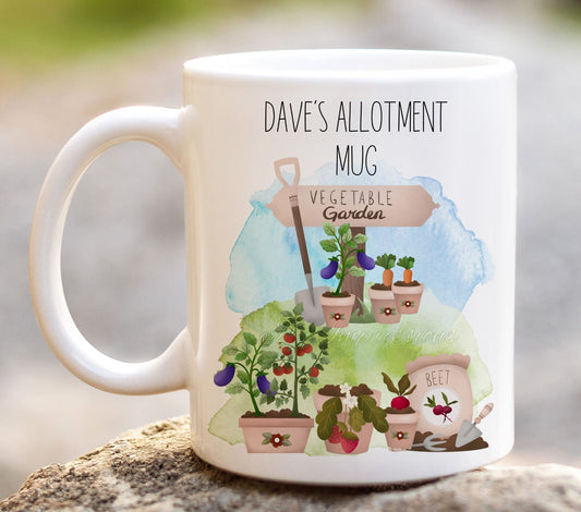 Personalised Allotment Mug