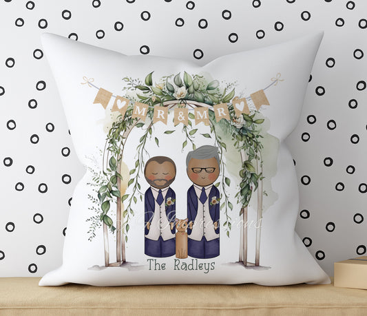 Personalised Wedding Cushion Gift