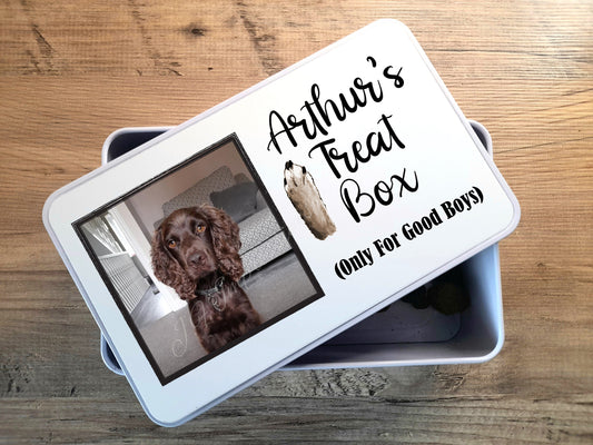 Personalised Dog Treat Tin
