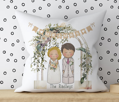 Personalised Wedding Cushion Gift