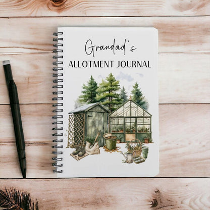 Personalised Allotment Diary/Notebook/Journal