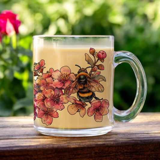 Printed 11oz Glass Mug for Cold Drinks