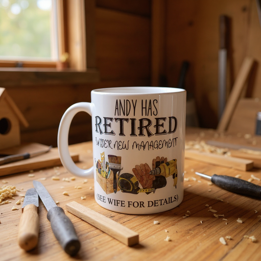 Personalised Retirement mug