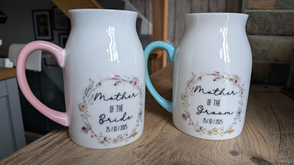 Personalised Ceramic Floral Vase Gift