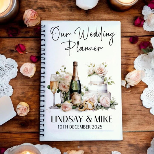 Personalised A5 Wedding Planner